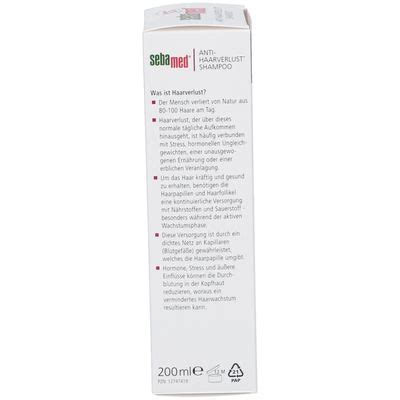 Sebamed Anti Haarverlust Shampoo Ml Shop Apotheke