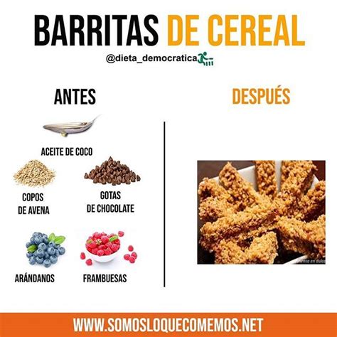 Estás Barritas De Cereal Son Fácil No Lo Siguiente Mezcla Todos Estos