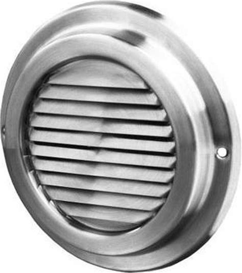 Ventilatierooster Rond Rvs Mm Bol