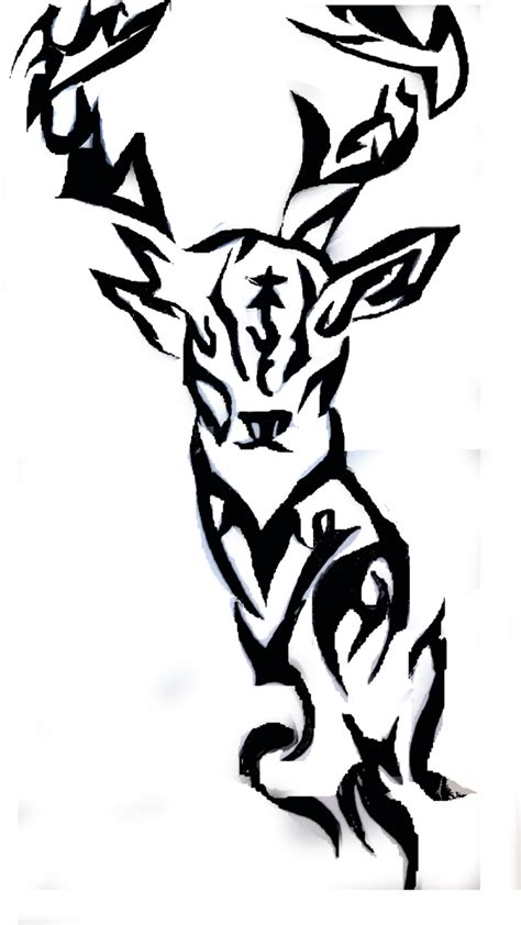 Koi White Tailed Deer Elk Tattoo Deer Tribal Tattoo Png Clipart