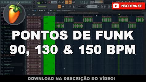 PACK DE FUNK Pontos De Funk 90 130 E 150 BPM Drum Kit Funk Como