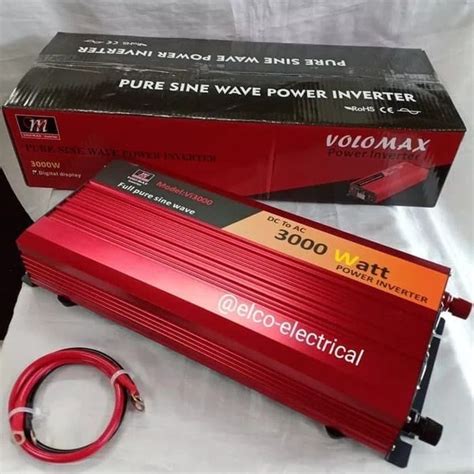 Jual Volomax Inverter Pure Sine Wave 3000w 12v Sinus Murni 3000 Watt Di