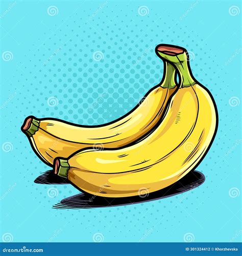 Ilustraci N Vectorial De Bananas De Dibujos Animados Al Estilo De