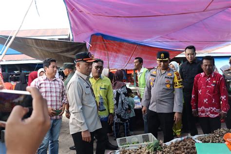 Kapolres Kuansing Bersama Forkopimda Kuansing Lakukan Pemantauan Harga