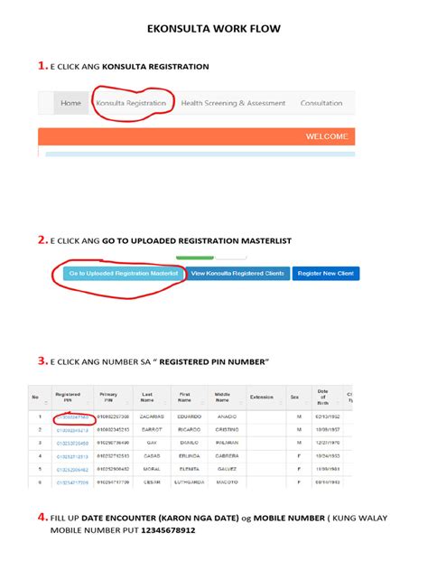 Ekonsulta Work Flow Pdf