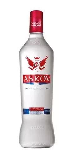 Vodka Askov Premium 900ml Vidro Kit C 6und Original Parcelamento Sem