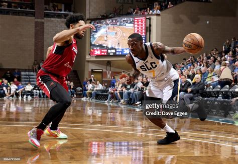 Isaiah Miller Of The Salt Lake City Stars Drives To The Basket During