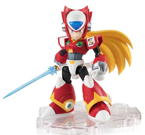 Mega Man X Nxedge Style ROCKMAN UNIT Zero Action Figure Bandai Shokugan - ToyWiz