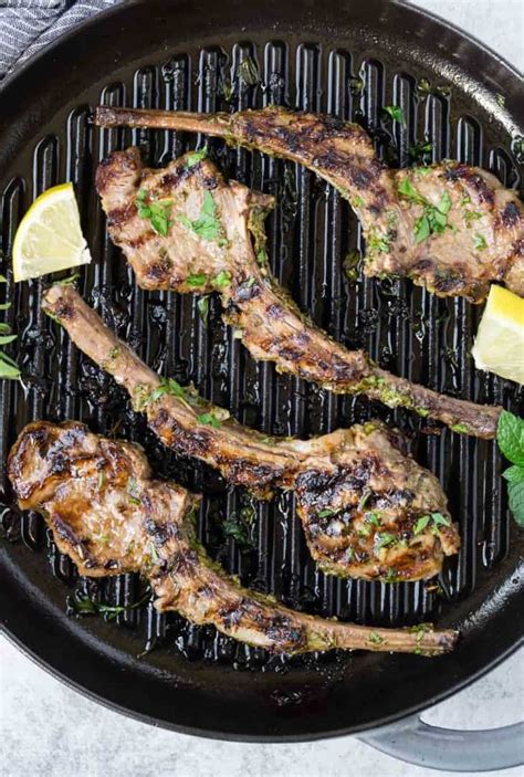 Marinated Lamb Chops With Garlic And Herbs Recipe Rachel Cooks