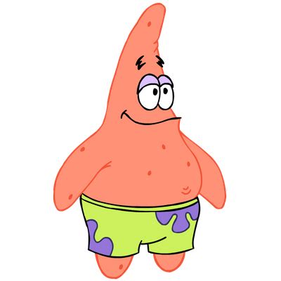 Patrick Star Spongebob Style transparent PNG - StickPNG