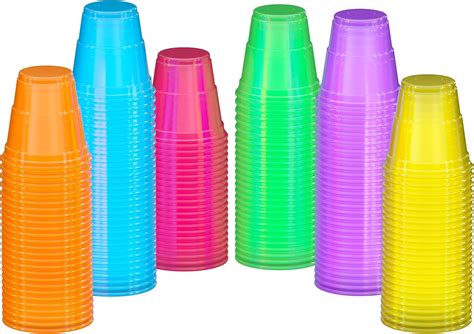 Amazon Decorrack Oz Neon Shot Glasses Plastic Shot Cup