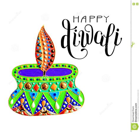 Original Greeting Card To Deepavali Festival with Diya Jewels Pa Stock Vector - Illustration of ...