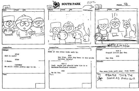 South Park Storyboard 2 | South park, Storyboard, Park