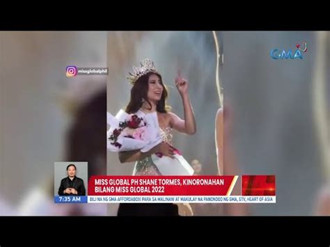 Miss Global PH Shane Tormes Kinoronahan Bilang Miss Global 2022 UB