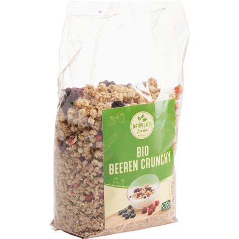 Transgourmet Österreich natürlich für uns Bio Crunchy Beeren Müsli 375 g