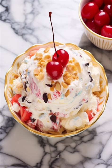 Banana Split Fluff Salad