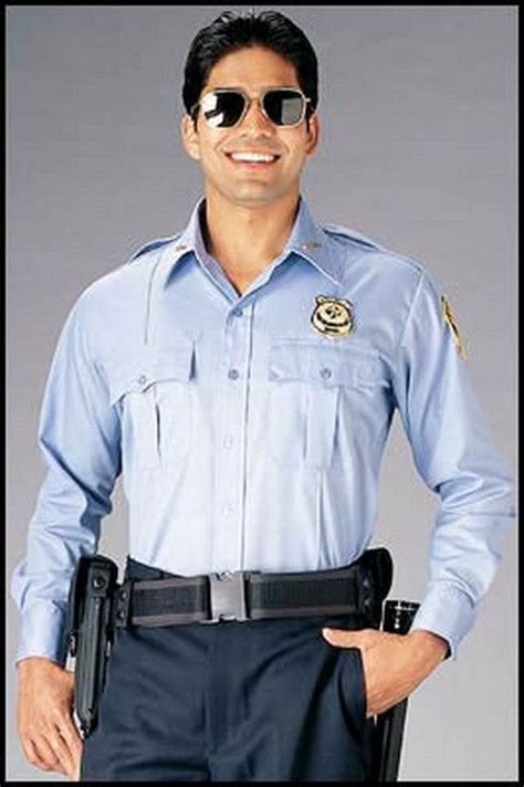 Police Uniform Shirts - Light Blue Long Sleeve | Uniform shirts, Long ...