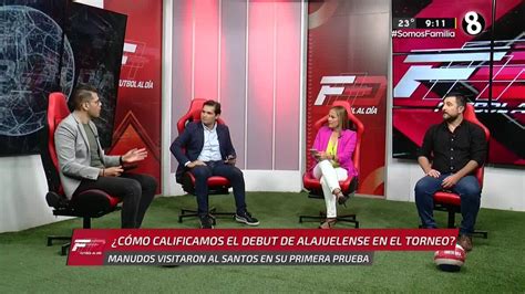 Programa Futbol Al D A De Julio Del Telediario Costa Rica