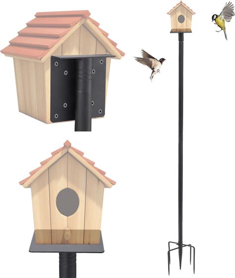 Amazon Bird House Pole Adjustable Bird Feeder Pole Tall