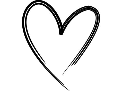 Hand Drawn Heart PNG Transparent Design Freepngdesign