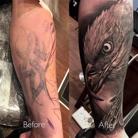 Eagle Cover Up By Lou Bragg Tattoo Work Tattoo Studio Tattoos