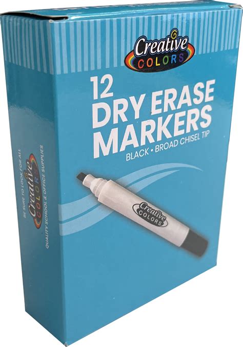 Wholesale Dry Erase Markers - 12 Pack - Black (SKU 2325599) DollarDays