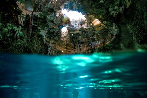 Thunderball Grotto The James Bond Cave At Staniel Cay In The Bahamas