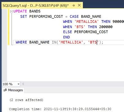 Cómo actualizar varios registros usando una consulta en SQL Server