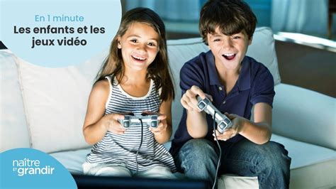 Les Enfants Et Les Jeux Vidéo En 1 Minute Youtube