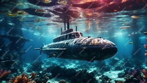 Premium Photo | Military modern new submarine with navy color diving ...