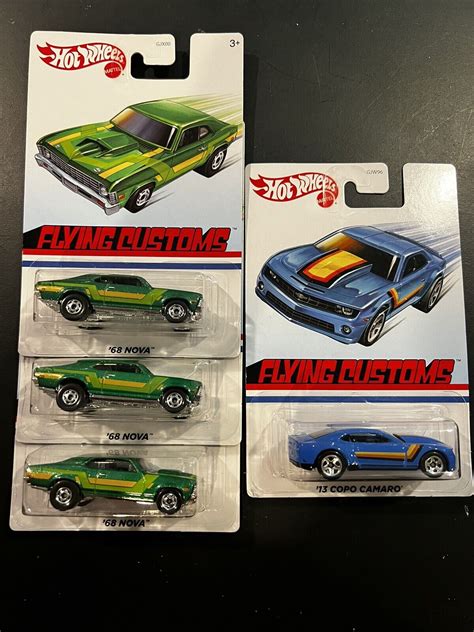 2020 Hot Wheels Flying Customs Green 68 Chevy Nova 3 13 Copo