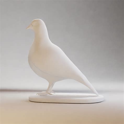 ArtStation - Pigeon statue to print | Resources