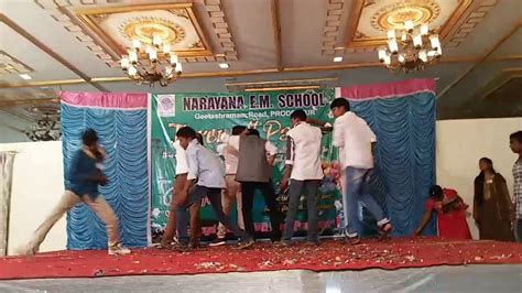 Narayana School Farewell Party Dance By 10th Class Students Youtube