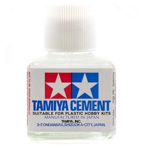 Tamiya Liquid Cement 40ml Grovers Toymaster