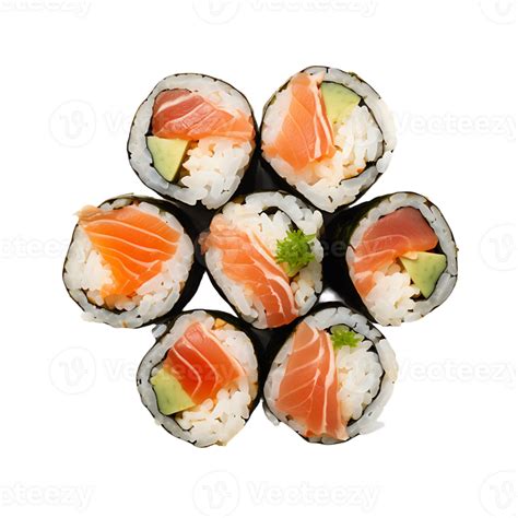 Culinary Excellence Clear Background Maki Sushi Illustration 45354040 Png