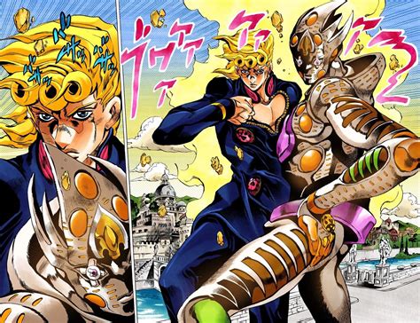 Art Giorno Giovanna By Araki Hirohiko Jojos Bizarre Adventure Part