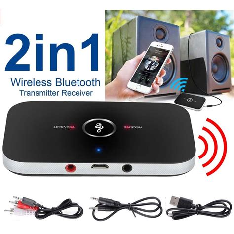 Transmissor De Udio Bluetooth Atualizado Receptor Rca Mm Aux