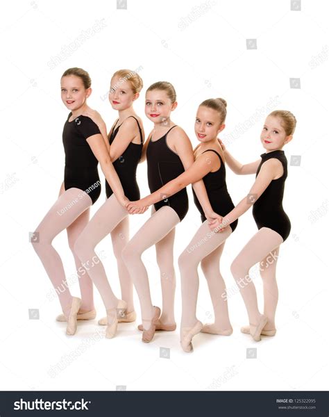 Young Ballet Dancers Lineup Class Stock Photo 125322095 | Shutterstock