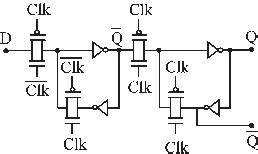 Schematic diagram of a conventional D flip-flop. | Download Scientific ...