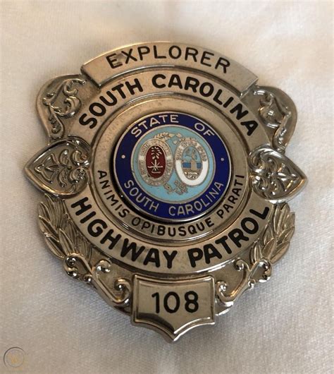 South Carolina Highway Patrol Badge EXPLORER Badge #108 / State Police ...