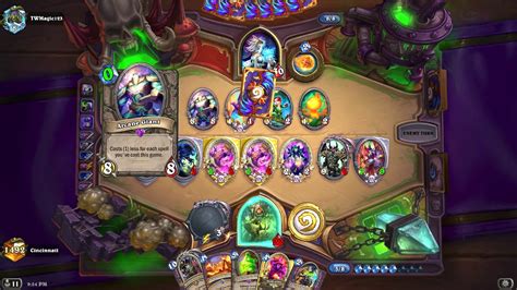 Wild Hearthstone Cube Warlock Vs Quest Mage June Ashes Of