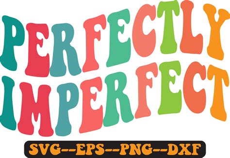 Perfectly Imperfect Groovy Retro Svg Graphic By Fallensvgworld