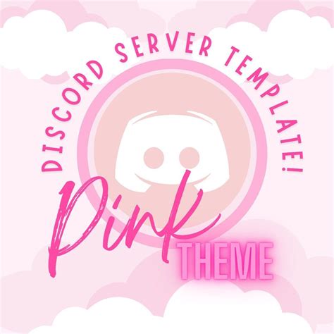 Cute Pink Aesthetic Discord Server Template - Etsy