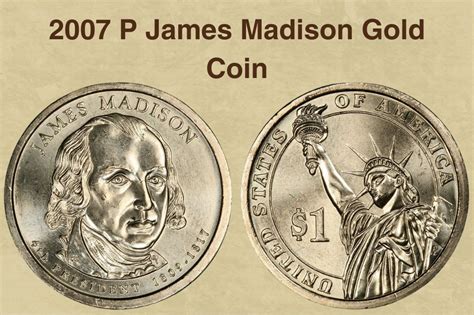 James Madison 1809 to 1817 Gold Coin Value: How Much is it Worth ...