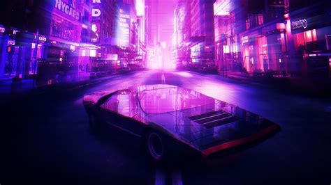 1920x1080 Neon City Car 4k Laptop Full Hd 1080p Hd 4k Wallpapers