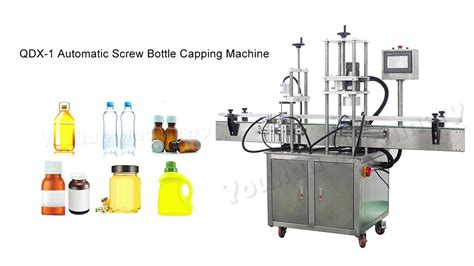 Qdx Automatic Single Head Bottle Cap Sealer Twist Off Capping Machine