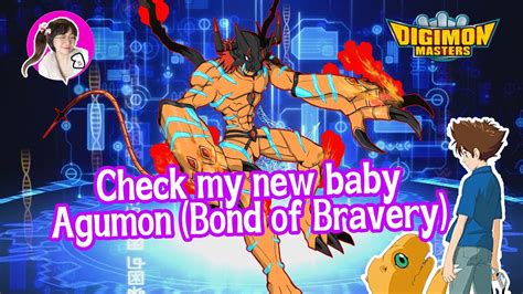 Dmo Check My New Baby Agumon Bond Of Bravery Showcase Digimon