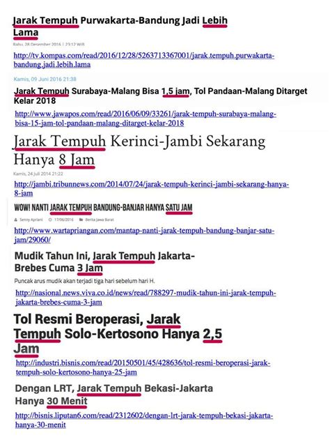 Jarak Tempuh Katanya Waktu Tempuh Maksudnya Patah Tumbuh