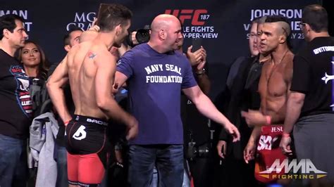 Ufc Weigh Ins Chris Weidman Vs Vitor Belfort Youtube