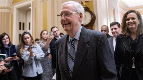 Etats Unis Mitch Mcconnell Quittera En Novembre Ses Fonctions De